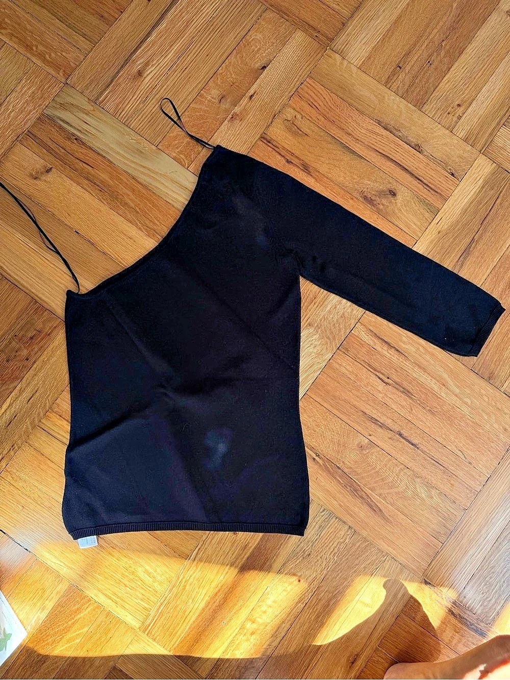 Massimo Dutti Asymmetric Top Off the Shoulder Top
